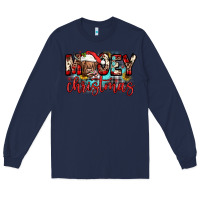 Navy mooey christmas sunflower Long Sleeve Tee - JahusDesignShop
