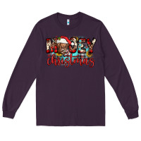 Plum mooey christmas sunflower Long Sleeve Tee - JahusDesignShop