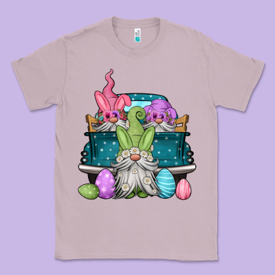 Easter Gnomes Farm Truck Classic Tee Designed By Jasminsmagicworld