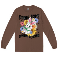 Chestnut doing some spring reading Long Sleeve Tee - MaliasSmallBusiness
