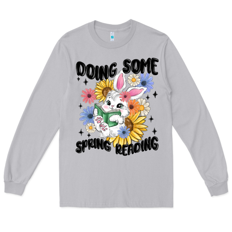 Doing Some Spring Reading Long Sleeve Tee by MaliasSmallBusiness | Teevron