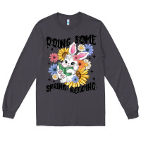 Smoke doing some spring reading Long Sleeve Tee - MaliasSmallBusiness