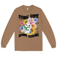 Toasted Coconut doing some spring reading Long Sleeve Tee - MaliasSmallBusiness