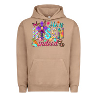 Pigment Burro He is risen indeed Happy Easter Day Urban Hoodie - HowdyJamesFarm