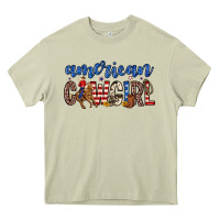 Mossy american cowgirl Heavy Core Tee - Zillion Design Studio