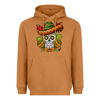 Meerkat sombrero skull Heavyweight Hoodie - BarkalooDesign