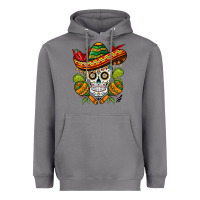 Sombrero Skull Heavyweight Hoodie | Teevron