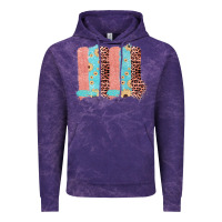 Cloud Purple Sunflower Leopard Jute Pattern Brushstrokes Vintage Hoodie - Bettercallsaul