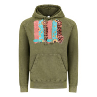 Vintage Olive Sunflower Leopard Jute Pattern Brushstrokes Vintage Hoodie - Bettercallsaul