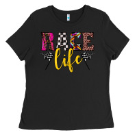 Black race life Ladies Tee - JahusDesignShop