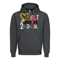 Smoke my first day of 2nd grade Zipper Hoodie - NancyCooperArtShop