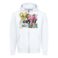 White my first day of 2nd grade Zipper Hoodie - NancyCooperArtShop