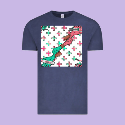 Nurse Gloves Seamless Pattern Vintage Tee Designed By Bundleandbundleshop