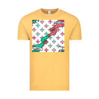Vintage Mustard Nurse Gloves Seamless Pattern Vintage Tee - BundleAndBundleShop
