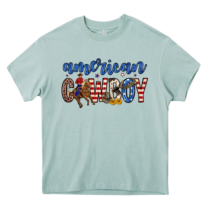 American Cowboy Heavy Core Tee by Zillion Design Studio | Teevron
