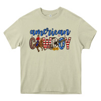 Mossy American cowboy Heavy Core Tee - Zillion Design Studio