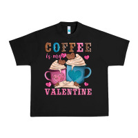 Black valentines day coffe is my valentine Urban Heavy Tee - AdoDesignShop