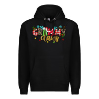 Black Grammy Claus Premium Hoodie - texasbilliewilder