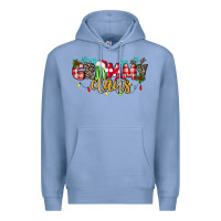 Colony Blue Grammy Claus Premium Hoodie - texasbilliewilder