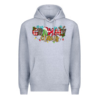 Heather Grey Grammy Claus Premium Hoodie - texasbilliewilder