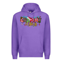 Purple Grammy Claus Premium Hoodie - texasbilliewilder