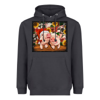 Smoke Christmas pigs tumbler Heavyweight Hoodie - Jasminsmagicworld