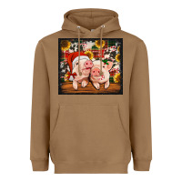 Toasted Coconut Christmas pigs tumbler Heavyweight Hoodie - Jasminsmagicworld