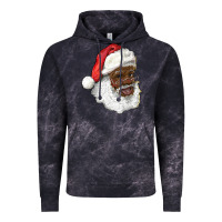 Cloud Black african american santa Vintage Hoodie - RanaPortraitStore