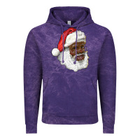 Cloud Purple african american santa Vintage Hoodie - RanaPortraitStore