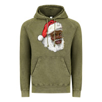 Vintage Olive african american santa Vintage Hoodie - RanaPortraitStore