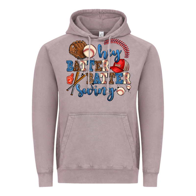 Hey Batter Batter Swing Vintage Hoodie by AdoDesignShop | Teevron