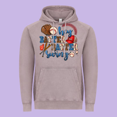 Hey Batter Batter Swing Vintage Hoodie Designed By Adodesignshop