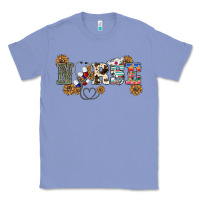 Colony Blue western nurse Classic Tee - BarkalooDesign