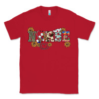 Red western nurse Classic Tee - BarkalooDesign