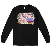 Black cozy bookish weekend ticket Long Sleeve Tee - MaliasSmallBusiness