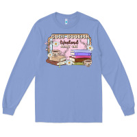 Colony Blue cozy bookish weekend ticket Long Sleeve Tee - MaliasSmallBusiness