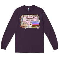 Plum cozy bookish weekend ticket Long Sleeve Tee - MaliasSmallBusiness