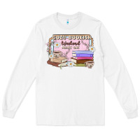 White cozy bookish weekend ticket Long Sleeve Tee - MaliasSmallBusiness