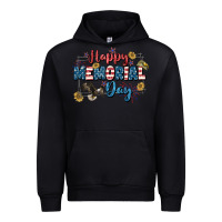 Black Happy memorial day 4th of july Urban Hoodie - CowGirlArtShop