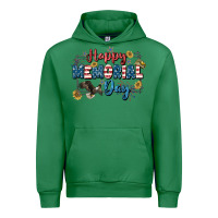 Emerald Happy memorial day 4th of july Urban Hoodie - CowGirlArtShop