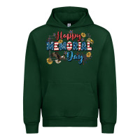 Forest Green Happy memorial day 4th of july Urban Hoodie - CowGirlArtShop