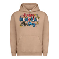 Pigment Burro Happy memorial day 4th of july Urban Hoodie - CowGirlArtShop