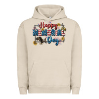 Pigment French Oak Happy memorial day 4th of july Urban Hoodie - CowGirlArtShop