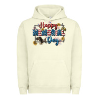 Pigment Pistachio Happy memorial day 4th of july Urban Hoodie - CowGirlArtShop