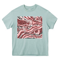 Arona pinky leopard and cowhide valentine's day Heavy Core Tee - RanaPortraitStore