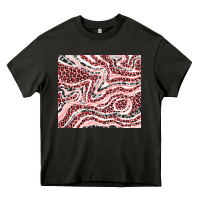 Asphalt pinky leopard and cowhide valentine's day Heavy Core Tee - RanaPortraitStore