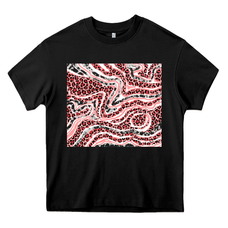 Pinky Leopard And Cowhide Valentine's Day Heavy Core Tee by RanaPortraitStore | Teevron