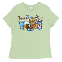 Matcha siberian husky coffee cups Ladies Tee - Zillion Design Studio