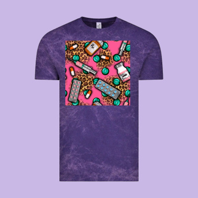 Medicines And Pills Seamless Pattern Vintage Tee Designed By Bundleandbundleshop