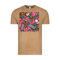 Vintage Camel Medicines And Pills Seamless Pattern Vintage Tee - BundleAndBundleShop